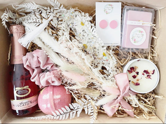 Pretty in pink gift box